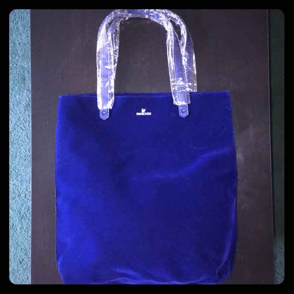 Swarovski Handbags - NWOT Swarovski Velvet Tote - PRICE DROP 9/8/19